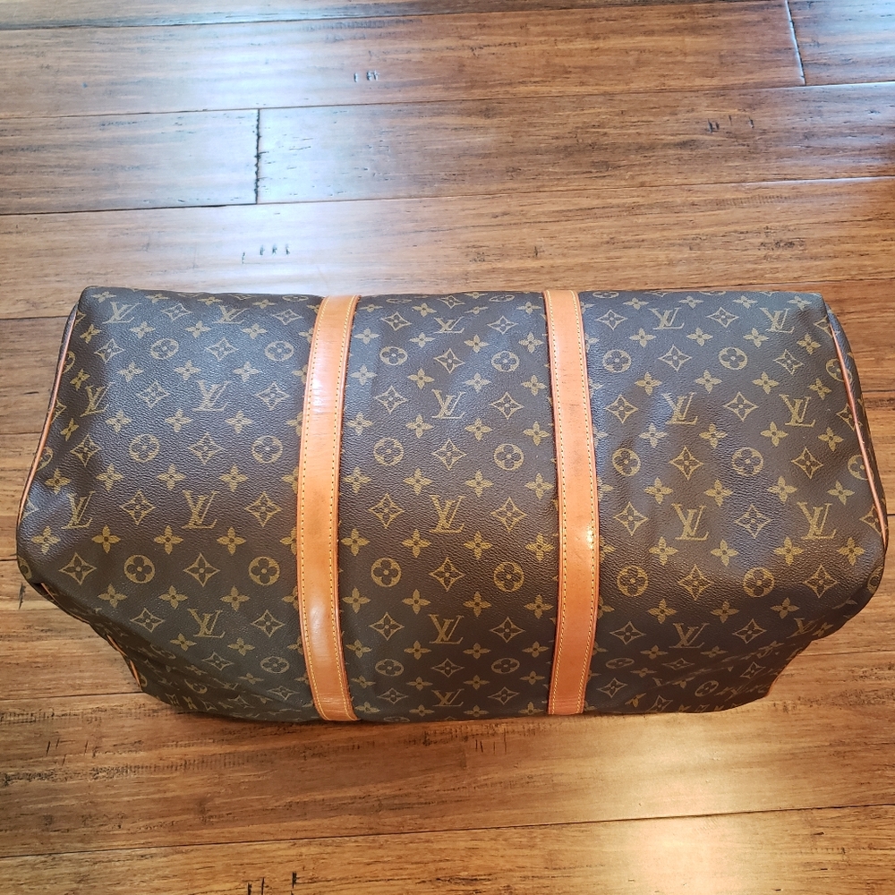 💖100% Authentic Vintage LOUIS VUITTON Monogram Sac Souple 55 *FREE Tag/Lock/Key - Picture 7 of 16